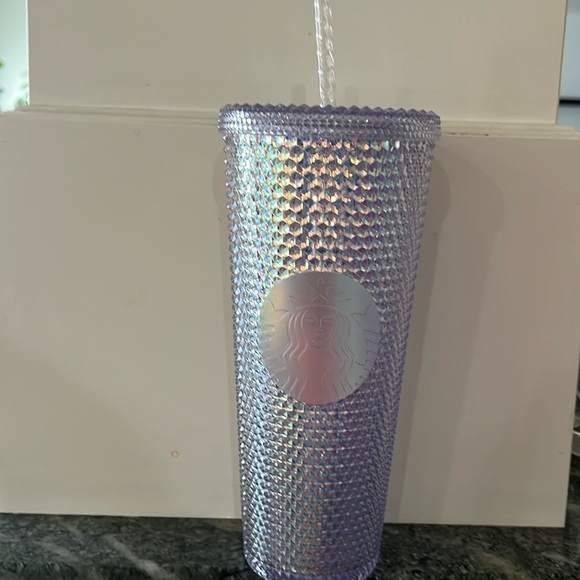 Starbucks Other - Without tags new Starbucks 24 ounce Silver foil tumbler